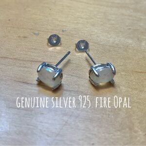 Brand New genuine silver 925 fire opal